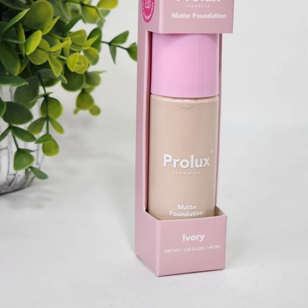 Prolux Cosmetics Matte Foundation Ivory Shade - 1.35 fl oz / 40 mL - New